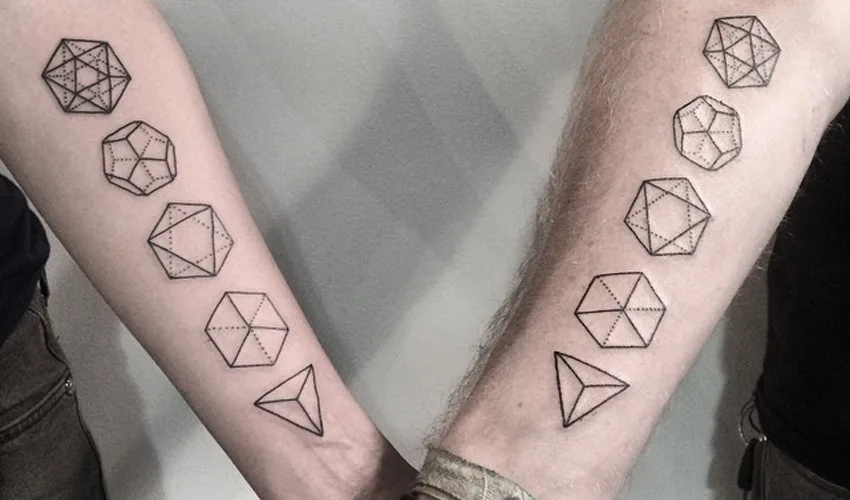 Geometric Shapes tattoos