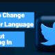How to change twitter language without logging in