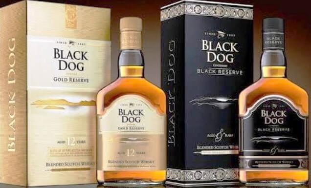 Black Dog whisky types in India