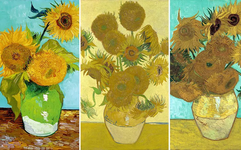 Sunflowers Van Gogh Painting 